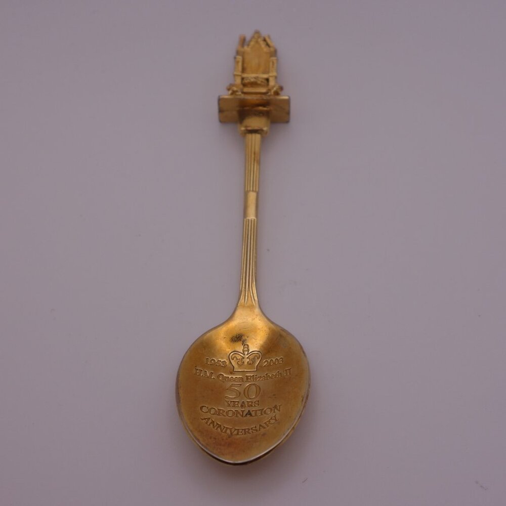 1953-2003 H.M. Queen Elizabeth II 50 Years CORONATION Anniversary Spoon